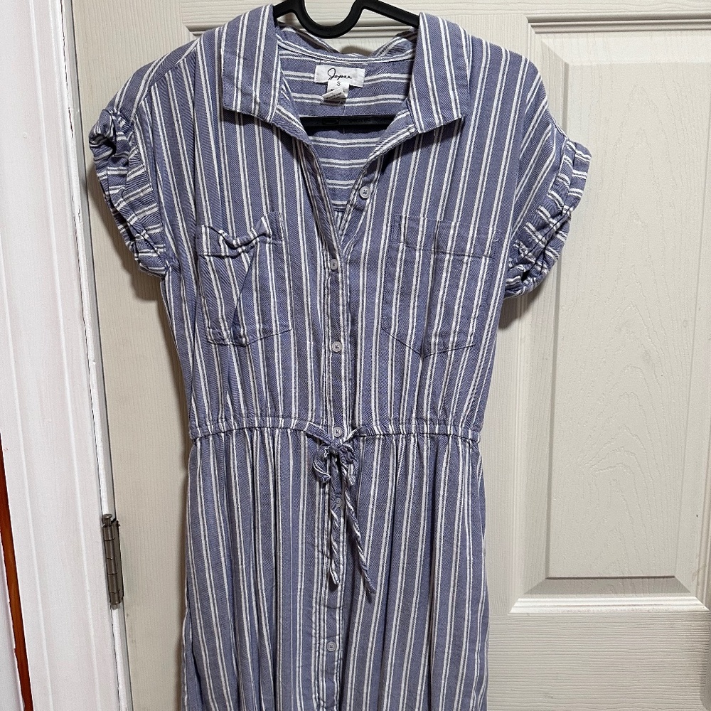 Button up Tshirt Dress